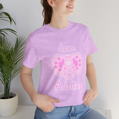 Done Adulting Tee (pink)