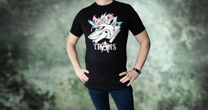 Trans Anarchy Punk Coyote Tee – Pride Edition