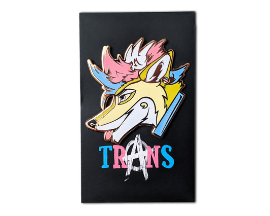 Punk Coyote - Hard Enamel Pin
